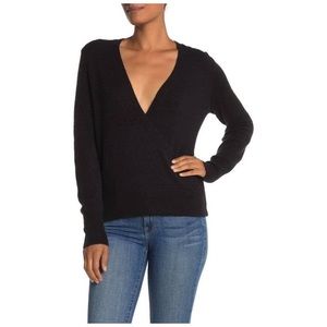 LAST CHANCE Madewell Faux Cross/Wrap Sweater